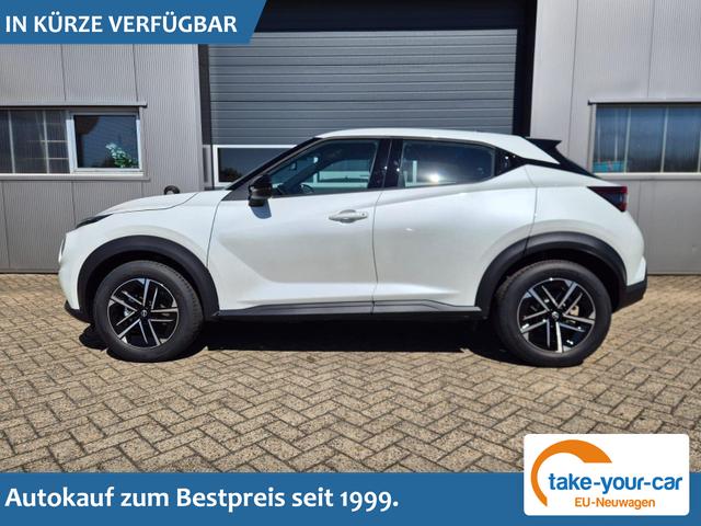 Nissan Juke - 1.0 DIG-T 114PS N-Connecta Teil-Leder Klimaautomatik PDC v+h R&uuml;ckf.Kamera Bluetooth Touchscreen Apple CarPlay Android Auto 17"LM Vorlauffahrzeug