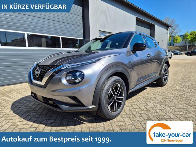 Nissan Juke - 1.0 DIG-T 114PS N-Connecta Teil-Leder Klimaautomatik PDC v+h R&uuml;ckf.Kamera Bluetooth Touchscreen Apple CarPlay Android Auto 17"LM Vorlauffahrzeug