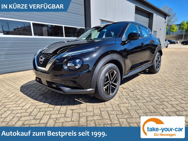 Nissan Juke - 1.0 DIG-T 114PS N-Connecta Teil-Leder Klimaautomatik PDC v+h R&uuml;ckf.Kamera Bluetooth Touchscreen Apple CarPlay Android Auto 17"LM Vorlauffahrzeug