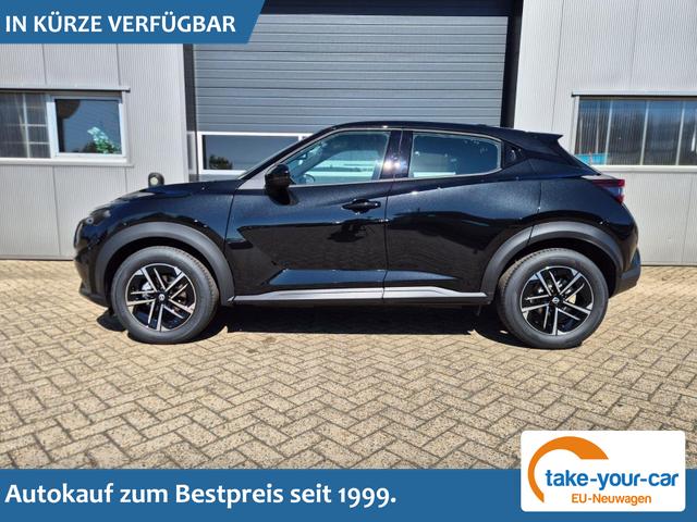 Nissan Juke - 1.0 DIG-T 114PS N-Connecta Sitzheizung Lenkradheizung Teil-Leder Klimaautomatik PDC v+h R&uuml;ckf.Kamera Bluetooth Touchscreen Apple CarPlay Android Auto 17"LM Vorlauffahrzeug