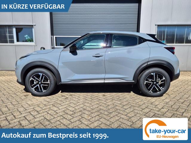Nissan Juke - 1.0 DIG-T 114PS N-Connecta Sitzheizung Lenkradheizung Teil-Leder Klimaautomatik PDC v+h R&uuml;ckf.Kamera Bluetooth Touchscreen Apple CarPlay Android Auto 17"LM Vorlauffahrzeug