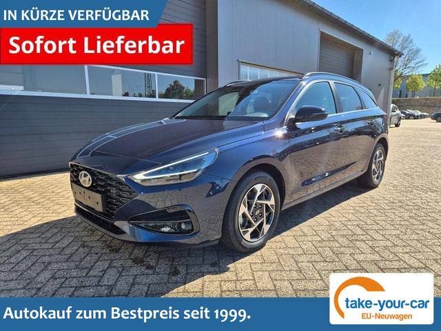Hyundai i30 Kombi - 1.6 T-GDI 150PS Automatik Trend Sitzheizung Lenkradheizung Klimaautomatik PDC v+h R&uuml;ckf.Kamera Navi Apple CarPlay + Android Auto 16"LM Vorlauffahrzeug