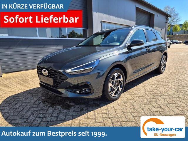 Hyundai i30 Kombi - 1.6 T-GDI 150PS Automatik Trend Sitzheizung Lenkradheizung Klimaautomatik PDC v+h R&uuml;ckf.Kamera Navi Apple CarPlay + Android Auto 16"LM Vorlauffahrzeug