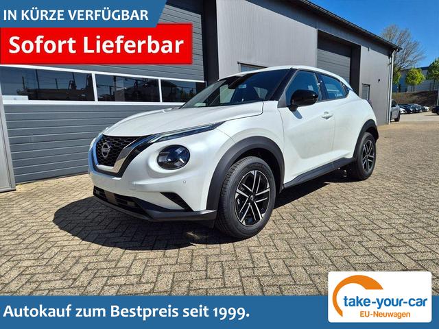 Nissan Juke - 1.0 DIG-T 114PS N-Connecta Teil-Leder Klimaautomatik PDC v+h R&uuml;ckf.Kamera Bluetooth Touchscreen Apple CarPlay Android Auto 17"LM Vorlauffahrzeug