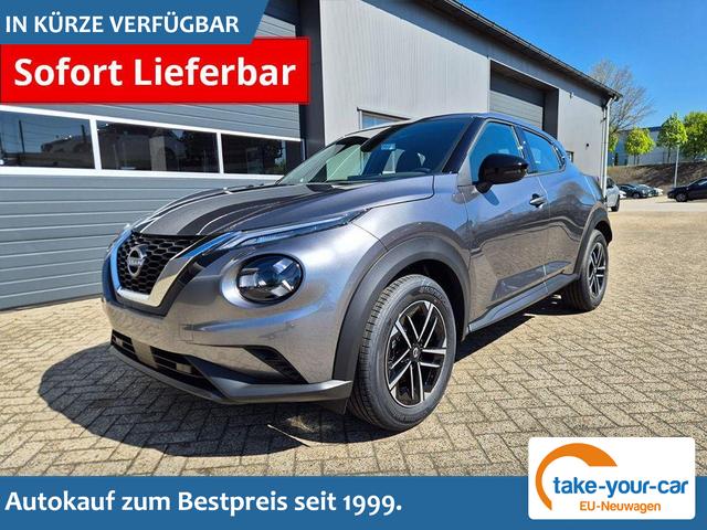 Nissan Juke - 1.0 DIG-T 114PS N-Connecta Teil-Leder Klimaautomatik PDC v+h R&uuml;ckf.Kamera Bluetooth Touchscreen Apple CarPlay Android Auto 17"LM Vorlauffahrzeug