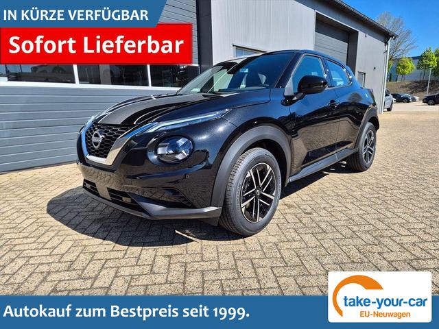 Nissan Juke - 1.0 DIG-T 114PS N-Connecta Teil-Leder Klimaautomatik PDC v+h R&uuml;ckf.Kamera Bluetooth Touchscreen Apple CarPlay Android Auto 17"LM Vorlauffahrzeug