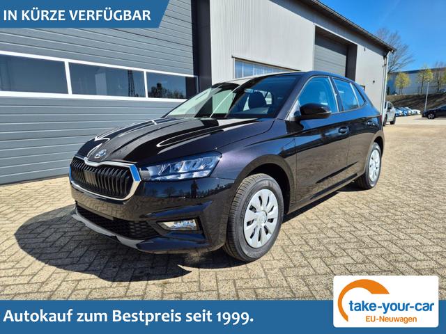 Skoda Fabia - 1.0 TSI 95PS Selection 5-t&uuml;rig R&uuml;ckf.Kamera Parksensoren Sitzheizung Multifunktionslenkrad Klima Skoda-Radio Bluetooth Touchscreen Tempomat Nebelsch. Apple CarPlay + Android Auto Vorlauffahrzeug