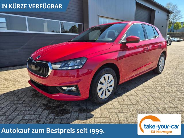 Skoda Fabia - 1.0 TSI 95PS Selection 5-t&uuml;rig R&uuml;ckf.Kamera Parksensoren Sitzheizung Multifunktionslenkrad Klima Skoda-Radio Bluetooth Touchscreen Tempomat Nebelsch. Apple CarPlay + Android Auto Vorlauffahrzeug