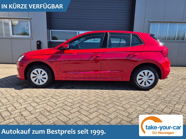 Skoda Fabia - 1.0 TSI 95PS Selection 5-t&uuml;rig R&uuml;ckf.Kamera Parksensoren Sitzheizung Multifunktionslenkrad Klima Skoda-Radio Bluetooth Touchscreen Speedlimiter Nebelsch. Apple CarPlay + Android Auto Vorlauffahrzeug