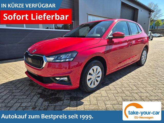 Skoda Fabia - 1.0 TSI 95PS Selection 5-t&uuml;rig R&uuml;ckf.Kamera Parksensoren Sitzheizung Multifunktionslenkrad Klima Skoda-Radio Bluetooth Touchscreen Tempomat Nebelsch. Apple CarPlay + Android Auto Vorlauffahrzeug