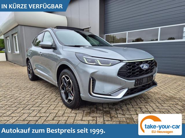 Ford Kuga - ST-Line X 243PS PHEV Automatik Matrix-LED schwenkb. AHK elektr. PanoDach Sitzheizung v+h Lenkradheizung Frontscheibe beheizb. Navi SYNC4 Apple CarPlay Android Auto Touchscreen PDC 4xKamera 2xKeyless B+O Sound 19"LM vollelektr. Reichweite 65KM Vorlauffahrzeug