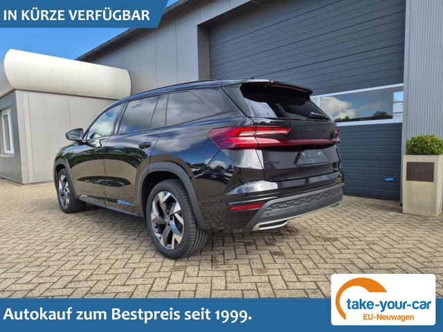 Skoda Kodiaq - Sportline 1.5 TSI 204PS PHEV DSG schwenkb. AHK elektr. PanoDach HUD Alcantara PDC v+h 360&deg;Kamera CANTON Sound Klimaautomatik Sitzheizung Lenkradheizung Navi Apple CarPlay Android Auto 2xKeyless 19"LM vollelektr. Reichweite 116KM Vorlauffahrzeug