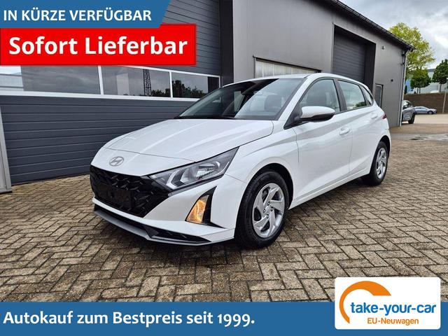Hyundai i20 - 1.0 T-GDI 90PS Automatik 5-T&uuml;rer Sitzheizung Lenkradheizung R&uuml;ckf.Kamera PDC Klima Apple CarPlay Android Auto Tempomat Touchscreen Vorlauffahrzeug