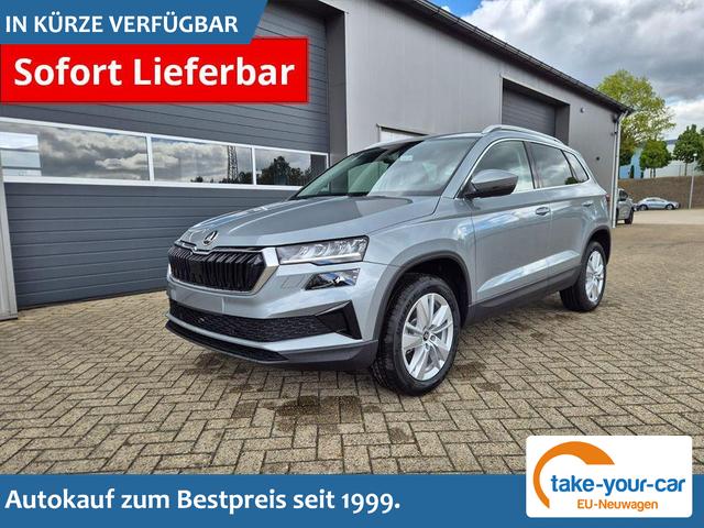 Skoda Karoq - 1.5 TSI 150PS DSG Selection AHK Klimaautomatik Sitzheizung Lenkradheizung ACC PDC v+h R&uuml;ckf.Kamera abg.Scheiben Apple CarPlay Android Auto 17"LM Vorlauffahrzeug