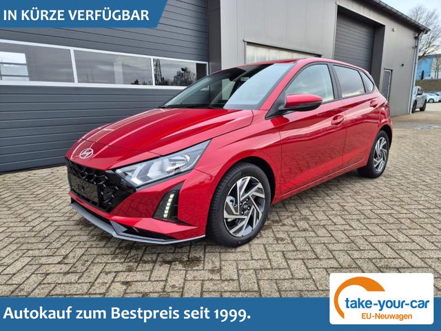 Hyundai i20 - 1.0 T-GDI 90PS Trend Automatik 5-t&uuml;rig Klimaautomatik Sitzheizung Lenkradheizung R&uuml;ckf.Kamera PDC Apple CarPlay Android Auto Tempomat Touchscreen 16"LM Vorlauffahrzeug
