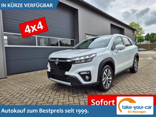 Suzuki S-Cross - Comfort+ 110PS MHEV 4x4 ALLGRIP 1.4 Boosterjet Teilleder Navi Klimaautomatik Sitzheizung ACC PDC v+h 4x Kamera Suzuki-Radio Apple CarPlay Android Auto Touchscreen 2xKeyless 17-LM Vorlauffahrzeug