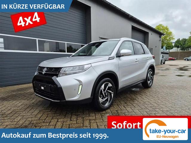 Suzuki Vitara - Comfort+ 110PS MHEV 4x4 ALLGRIP 1.4 Boosterjet Allrad Teilleder mit Alcantara Navi Klimaautomatik Sitzheizung ACC PDC v+h R&uuml;ckf.Kamera Suzuki-Radio Apple CarPlay Android Auto Touchscreen 2xKeyless 17-LM Vorlauffahrzeug