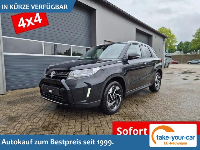 Suzuki Vitara - Comfort+ 110PS MHEV 4x4 ALLGRIP 1.4 Boosterjet Allrad Teilleder mit Alcantara Navi Klimaautomatik Sitzheizung ACC PDC v+h R&uuml;ckf.Kamera Suzuki-Radio Apple CarPlay Android Auto Touchscreen 2xKeyless 17-LM Vorlauffahrzeug