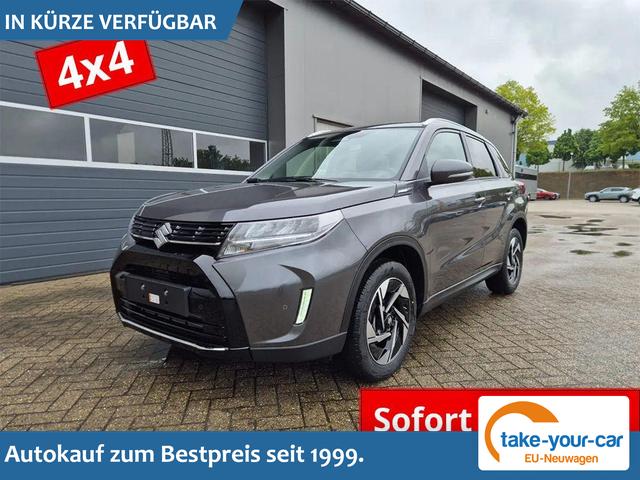 Suzuki Vitara - Comfort+ 110PS MHEV 4x4 ALLGRIP 1.4 Boosterjet Allrad Teilleder mit Alcantara Navi Klimaautomatik Sitzheizung ACC PDC v+h R&uuml;ckf.Kamera Suzuki-Radio Apple CarPlay Android Auto Touchscreen 2xKeyless 17-LM Vorlauffahrzeug