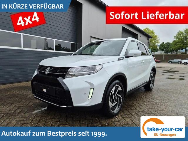 Suzuki Vitara - Comfort+ 110PS MHEV 4x4 ALLGRIP 1.4 Boosterjet Allrad Teilleder mit Alcantara Navi Klimaautomatik Sitzheizung ACC PDC v+h R&uuml;ckf.Kamera Suzuki-Radio Apple CarPlay Android Auto Touchscreen 2xKeyless 17-LM Vorlauffahrzeug