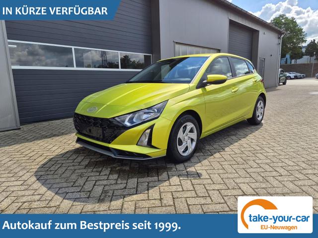 Hyundai i20 - 1.0 T-GDI 90PS 5-t&uuml;rig Sitzheizung Lenkradheizung R&uuml;ckf.Kamera PDC Klima Apple CarPlay Android Auto Tempomat Touchscreen Vorlauffahrzeug