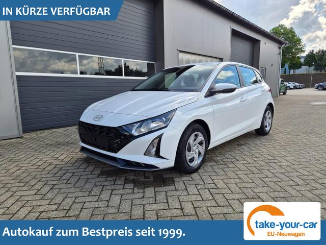 Hyundai i20 - 1.0 T-GDI 90PS 5-t&uuml;rig Sitzheizung Lenkradheizung R&uuml;ckf.Kamera PDC Klima Apple CarPlay Android Auto Tempomat Touchscreen Vorlauffahrzeug