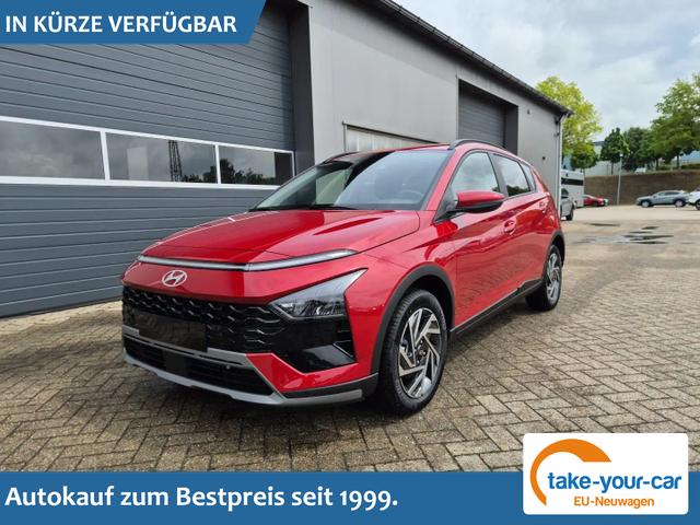 Hyundai BAYON - Trend 1.0 T-GDI 90PS Klimaautomatik R&uuml;ckf.Kamera Parksensoren Sitzheizung Lenkradheizung Bluetooth Touchscreen Tempomat Apple CarPlay + Android Auto 16"LM Vorlauffahrzeug