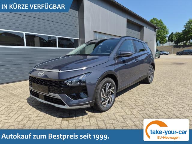 Hyundai BAYON - Trend 1.0 T-GDI 90PS Klimaautomatik R&uuml;ckf.Kamera Parksensoren Sitzheizung Lenkradheizung Bluetooth Touchscreen Tempomat Apple CarPlay + Android Auto 16"LM Vorlauffahrzeug