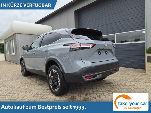 Nissan Qashqai - 1.3 DIG-T MHEV 158 PS X-Tronic N-Connecta Teil-Leder PanoGlasdach Klimaautomatik Sitzheizung Lenkradheizung Navi ACC PDC v+h 360&deg;Kamera DAB Bluetooth Touchscreen Apple CarPlay Android Auto 18"LM Vorlauffahrzeug