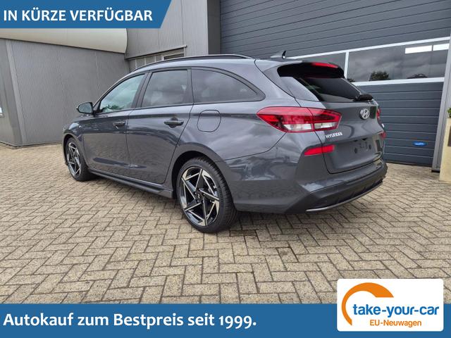 Hyundai i30 Kombi - 1.6 T-GDI 150PS Automatik N-Line Sitzheizung Lenkradheizung Klimaautomatik Navi 10,3"-Touchscreen Bluelink Apple CarPlay + Android Auto PDC v+h R&uuml;ckf.Kamera 18-LM Vorlauffahrzeug