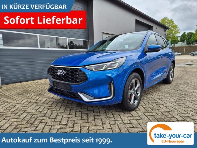 Ford Kuga - ST-Line X 243PS PHEV Automatik HuD Matrix-LED schwenkb. AHK elektr. PanoDach Sitzheizung v+h Lenkradheizung Frontscheibe beheizb. Navi SYNC4 Apple CarPlay Android Auto Touchscreen PDC 4xKamera 2xKeyless B+O Sound 18"LM vollelektr. Reichweite 65K Vorlauffahrzeug