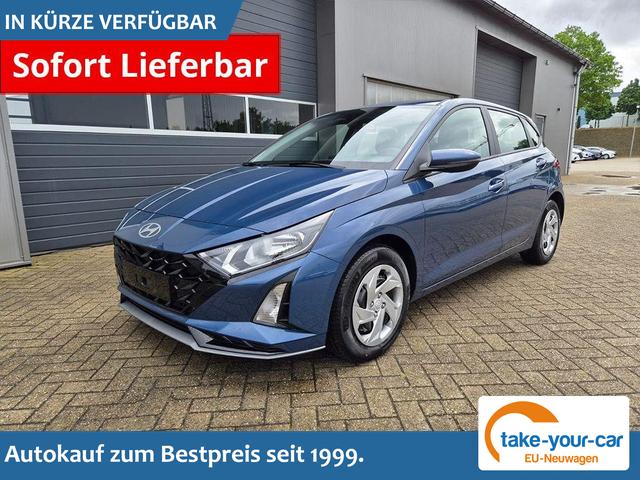 Hyundai i20 - 1.0 T-GDI 90PS 5-t&uuml;rig Sitzheizung Lenkradheizung R&uuml;ckf.Kamera PDC Klima Apple CarPlay Android Auto Tempomat Touchscreen Vorlauffahrzeug