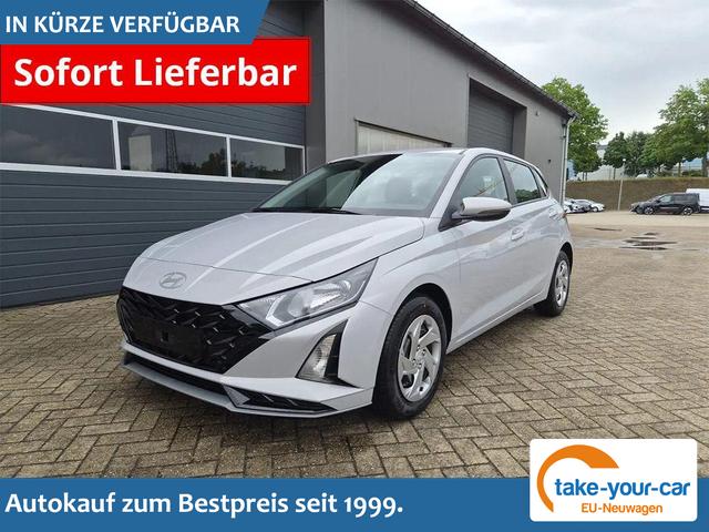 Hyundai i20 - 1.0 T-GDI 90PS 5-t&uuml;rig Sitzheizung Lenkradheizung R&uuml;ckf.Kamera PDC Klima Apple CarPlay Android Auto Tempomat Touchscreen Vorlauffahrzeug