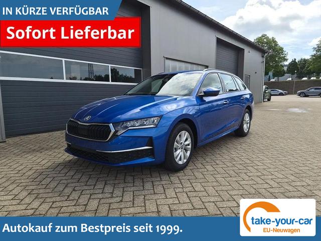 Skoda Octavia Combi - 1.5 TSI 150PS m-HEV DSG Selection AHK Klimaautomatik ACC PDC v+h R&uuml;ckf.Kamera Sitzheizung TWA Apple CarPlay Android Auto 16"LM Vorlauffahrzeug