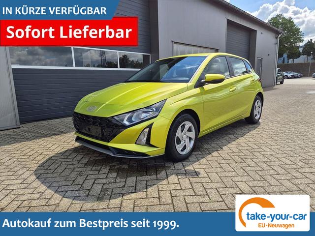 Hyundai i20 - 1.0 T-GDI 90PS 5-t&uuml;rig Sitzheizung Lenkradheizung R&uuml;ckf.Kamera PDC Klima Apple CarPlay Android Auto Tempomat Touchscreen Vorlauffahrzeug