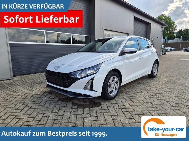 Hyundai i20 - 1.0 T-GDI 90PS 5-t&uuml;rig Sitzheizung Lenkradheizung R&uuml;ckf.Kamera PDC Klima Apple CarPlay Android Auto Tempomat Touchscreen Vorlauffahrzeug
