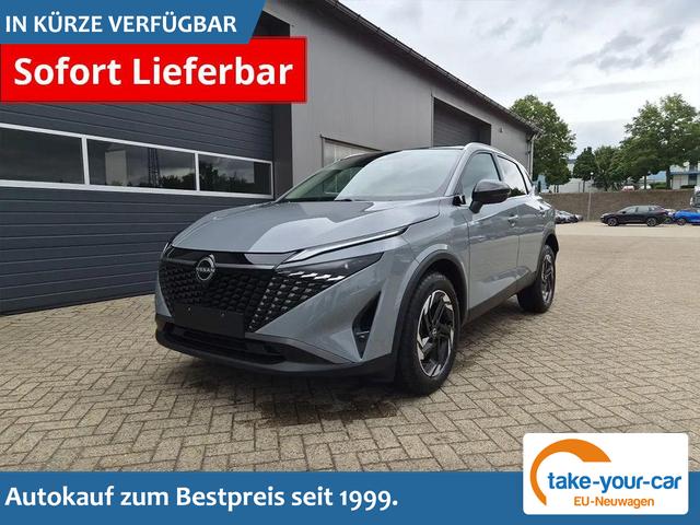 Nissan Qashqai - 1.3 DIG-T MHEV 158 PS X-Tronic N-Connecta Teil-Leder PanoGlasdach Klimaautomatik Sitzheizung Lenkradheizung Navi ACC PDC v+h 360&deg;Kamera DAB Bluetooth Touchscreen Apple CarPlay Android Auto 18"LM Vorlauffahrzeug