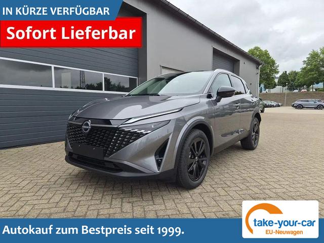 Nissan Qashqai - 1.3 DIG-T MHEV 158 PS X-Tronic Tekna Voll-Leder Klimaautomatik PanoGlasdach Sitzheizung Lenkradheizung Navi Head-Up Display elektr. Heckklappe ACC PDC v+h 360&deg;Kamera DAB Bluetooth Touchscreen Apple CarPlay Android Auto 19"LM Vorlauffahrzeug