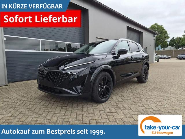 Nissan Qashqai - 1.3 DIG-T MHEV 158 PS X-Tronic Tekna Voll-Leder Klimaautomatik PanoGlasdach Sitzheizung Lenkradheizung Navi Head-Up Display elektr. Heckklappe ACC PDC v+h 360&deg;Kamera DAB Bluetooth Touchscreen Apple CarPlay Android Auto 19"LM Vorlauffahrzeug