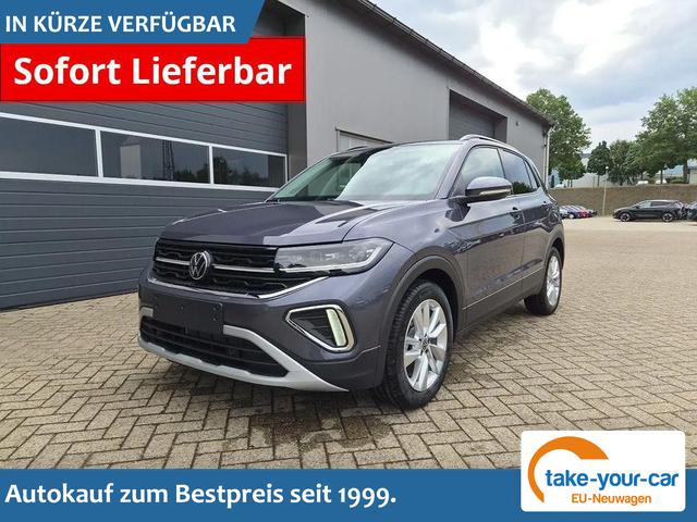 Volkswagen T-Cross - 1.0 TSI 116PS DSG Life AHK (abnehmbar) IQ.LIGHT-LED-Matrix Sitzheizung R&uuml;ckf.Kamera Klimaautomatik Abstandstempomat Apple CarPlay Android Auto Vorlauffahrzeug