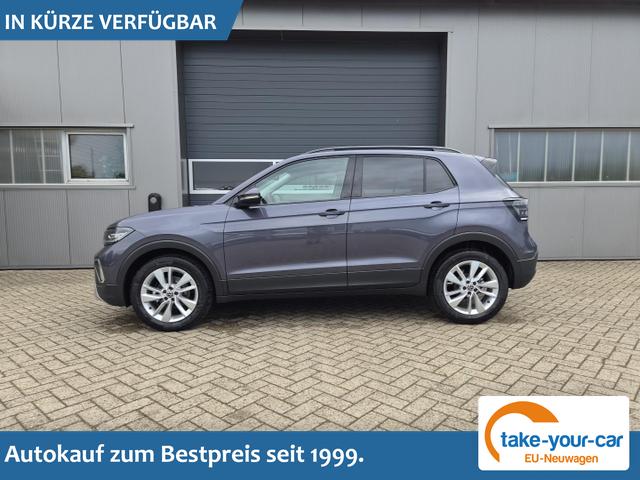 Volkswagen T-Cross - 1.0 TSI 116PS DSG Life AHK (abnehmbar) IQ.LIGHT-LED-Matrix Sitzheizung R&uuml;ckf.Kamera Klimaautomatik Abstandstempomat Apple CarPlay Android Auto Vorlauffahrzeug
