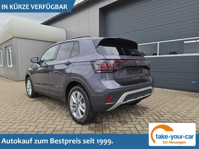 Volkswagen T-Cross - 1.0 TSI 116PS DSG Life AHK (abnehmbar) IQ.LIGHT-LED-Matrix Sitzheizung R&uuml;ckf.Kamera Klimaautomatik Abstandstempomat Apple CarPlay Android Auto Vorlauffahrzeug
