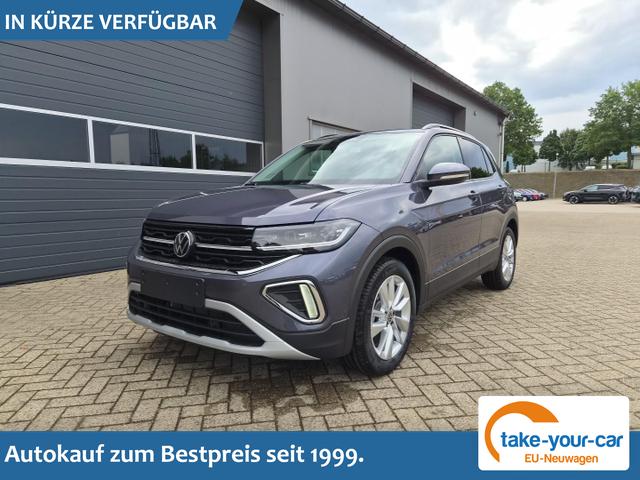 Volkswagen T-Cross - 1.0 TSI 116PS DSG Life AHK (abnehmbar) IQ.LIGHT-LED-Matrix Sitzheizung R&uuml;ckf.Kamera Klimaautomatik Abstandstempomat Apple CarPlay Android Auto Vorlauffahrzeug