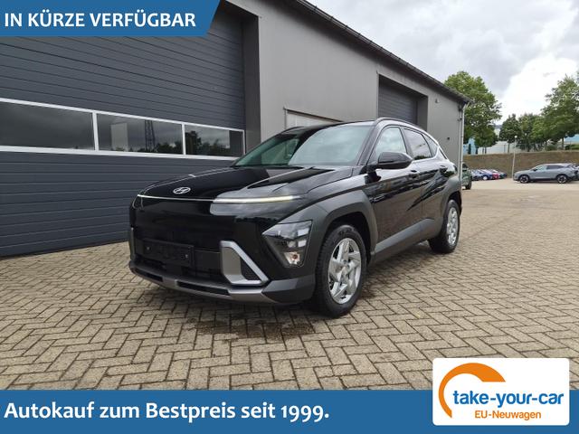 Hyundai KONA - Trend 1.6 T-GDI 150PS Automatik Voll-LED-Scheinw. Sitzheizung Lenkradheizung ACC Klimaautomatik Navi Touchscreen DAB+ Apple CarPlay + Android Auto PDC v+h R&uuml;ckf.Kamera 2xKeyless 17-LM Vorlauffahrzeug