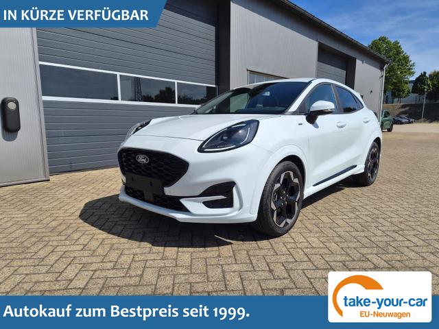 Ford Puma - ST-Line X 1.0 EcoBoost Hybrid 125PS Automatik Premium Leder (Sensico) B+O-Sound elektr. Heckklappe Klimaautomatik Sitzheizung Lenkradheizung Frontscheibe beheizb. Ford-Navi SYNC4 Bluetooth Apple CarPlay Android Auto PDC v+h 18-LM Vorlauffahrzeug