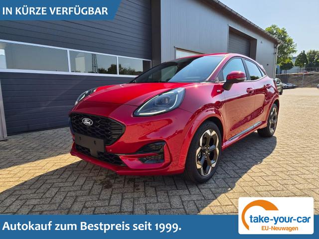 Ford Puma - ST-Line X 1.0 EcoBoost Hybrid 125PS Automatik Premium Leder (Sensico) B+O-Sound elektr. Heckklappe Klimaautomatik Sitzheizung Lenkradheizung Frontscheibe beheizb. Ford-Navi SYNC4 Bluetooth Apple CarPlay Android Auto PDC v+h 18-LM Vorlauffahrzeug