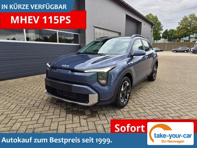 Kia Stonic - 1.0 T-GDI MHEV 115PS NEUES MODELL Sitzheizung Lenkradheizung PDC v+h R&uuml;ckf.Kamera Klima Bluetooth Touchscreen Apple CarPlay Android Auto Tempomat 16"LM Vorlauffahrzeug