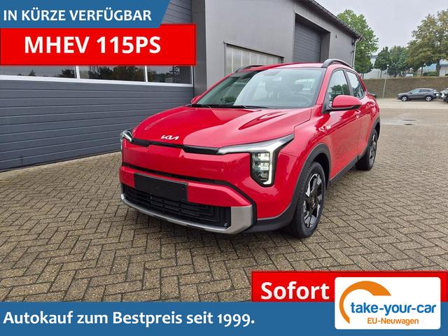 Kia Stonic - 1.0 T-GDI MHEV 115PS NEUES MODELL LED-Scheinwerfer Sitzheizung Lenkradheizung PDC v+h R&uuml;ckf.Kamera Klima Bluetooth Touchscreen Apple CarPlay Android Auto Tempomat 16"LM Vorlauffahrzeug