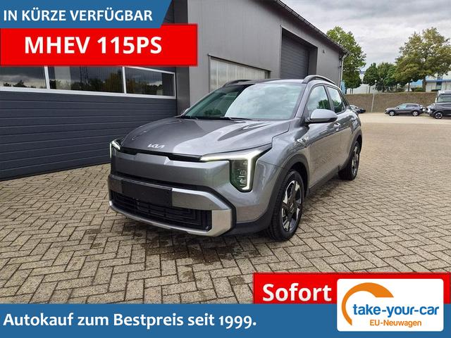 Kia Stonic - 1.0 T-GDI MHEV 115PS NEUES MODELL LED-Scheinwerfer Sitzheizung Lenkradheizung PDC v+h R&uuml;ckf.Kamera Klima Bluetooth Touchscreen Apple CarPlay Android Auto Tempomat 16"LM Vorlauffahrzeug