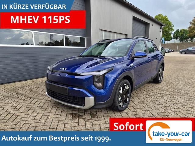 Kia Stonic - 1.0 T-GDI MHEV 115PS NEUES MODELL Sitzheizung Lenkradheizung PDC v+h R&uuml;ckf.Kamera Klima Bluetooth Touchscreen Apple CarPlay Android Auto Tempomat 16"LM Vorlauffahrzeug